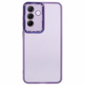 Samsung Galaxy A27 5G Case TPU Electroplated Camera Frame - Transparent Purple — Samsung