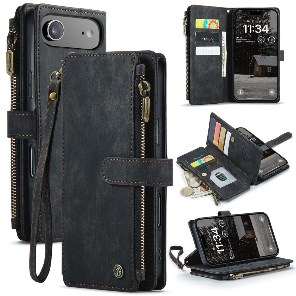 CASEME iPhone Air Cover with Stand - Black