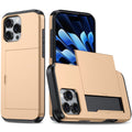 iPhone 16 Pro Cover with card slot - gold — Övrigt