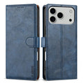 N.BEKUS iPhone 18 Pro Max/17 Pro Max Wallet Cover in PU-leather - Blue — N.BEKUS