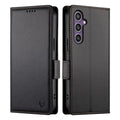 Samsung Galaxy S26 FE PU Leather Wallet Case with Stand – Black — Samsung