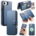 CASENEO iPhone 17e/16e Magnetic Detachable Wallet Cover - Blue