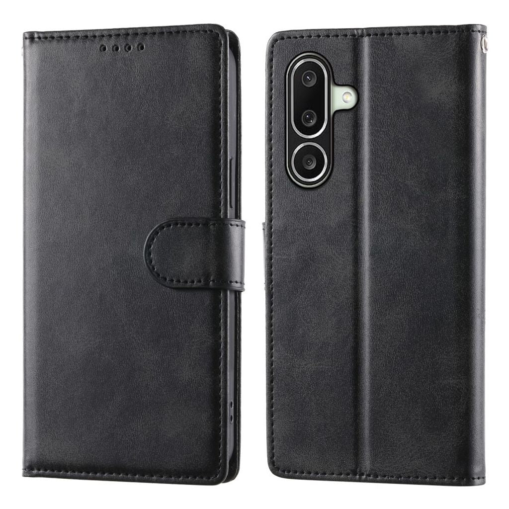Samsung Galaxy A27 5G Wallet Cover Stand PU Leather - Black