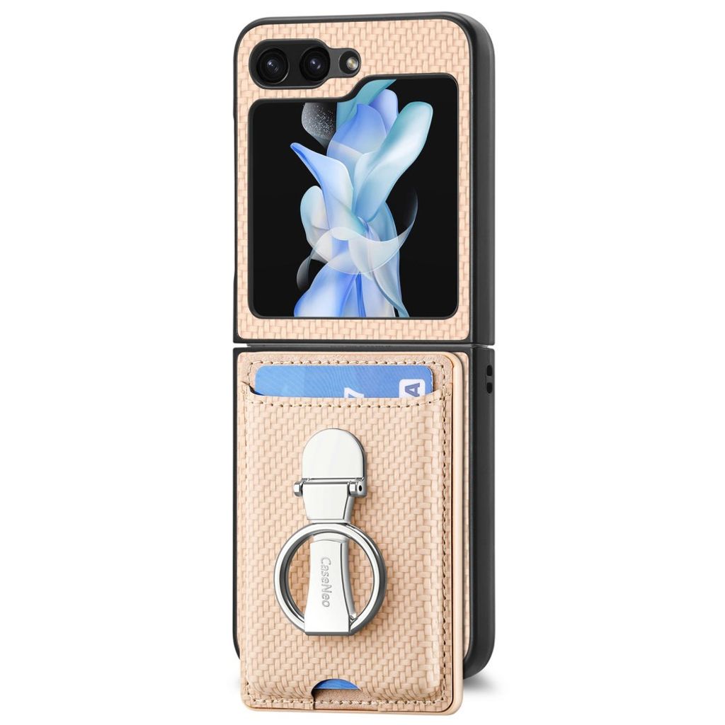 Samsung Galaxy Flip6 / Flip 7 FE Case with Cardholder - Gold