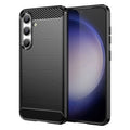 Samsung Galaxy S24 Carbon fiber cover - Black