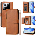 Xiaomi 15T Cover with Card Slots - Brown