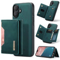 DG.MING iPhone 17 Case with Wallet - Green — DG.MING