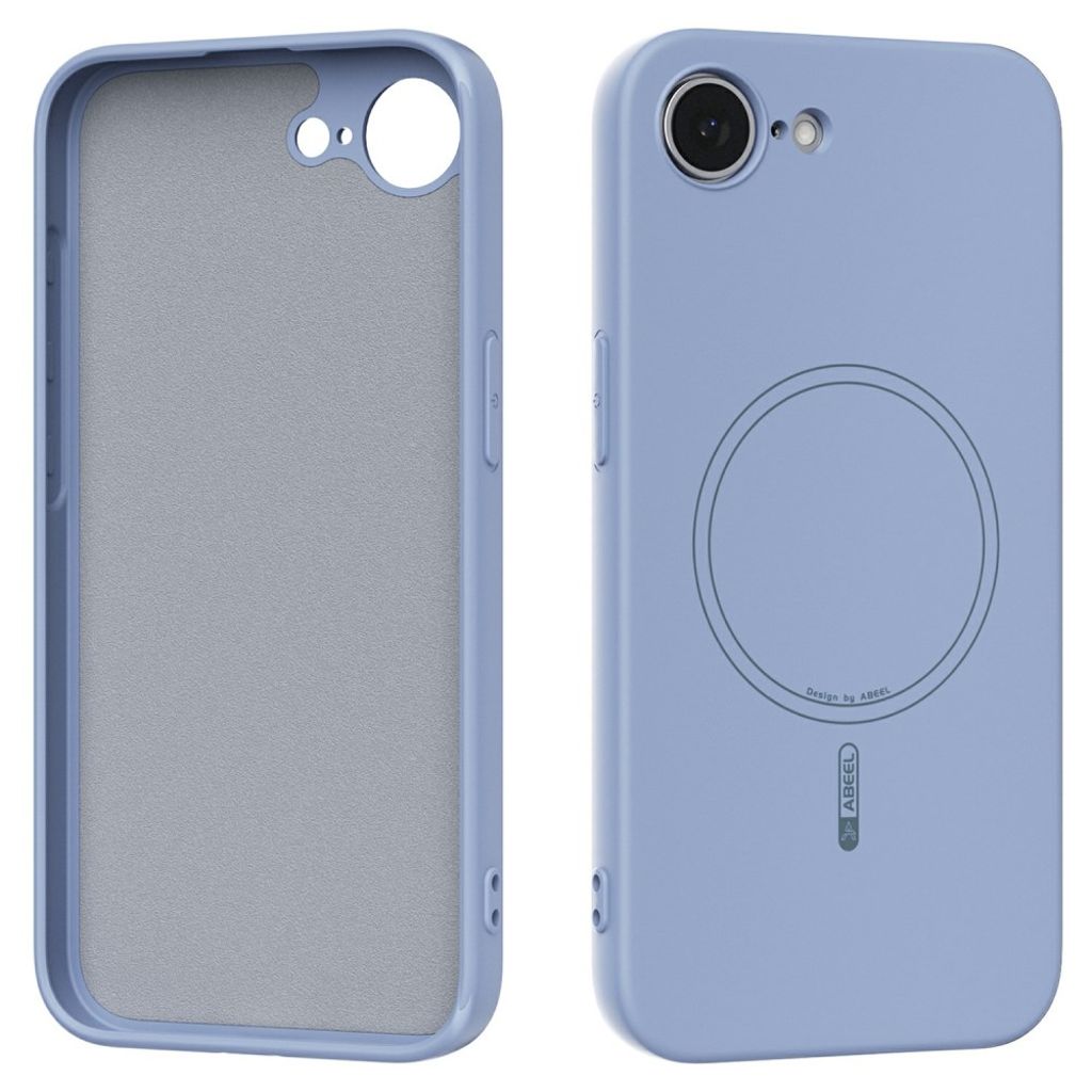 ABEEL iPhone 17e/16e Silicone Case MagSafe - Light Blue