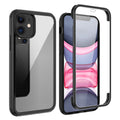 iPhone 11 kuori näytönsuojalla - musta