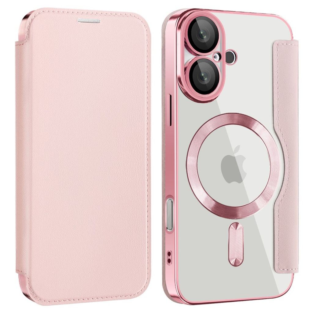 iPhone 16 Cover with card slots - Pink