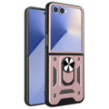 Samsung Galaxy Z Flip7 5G Case with Stand - Rose Gold