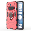 Nothing Phone (3a) Case with Ring holder - Red