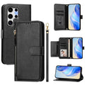 Samsung Galaxy S25 Ultra Wallet Cover with Hand grip - Black
