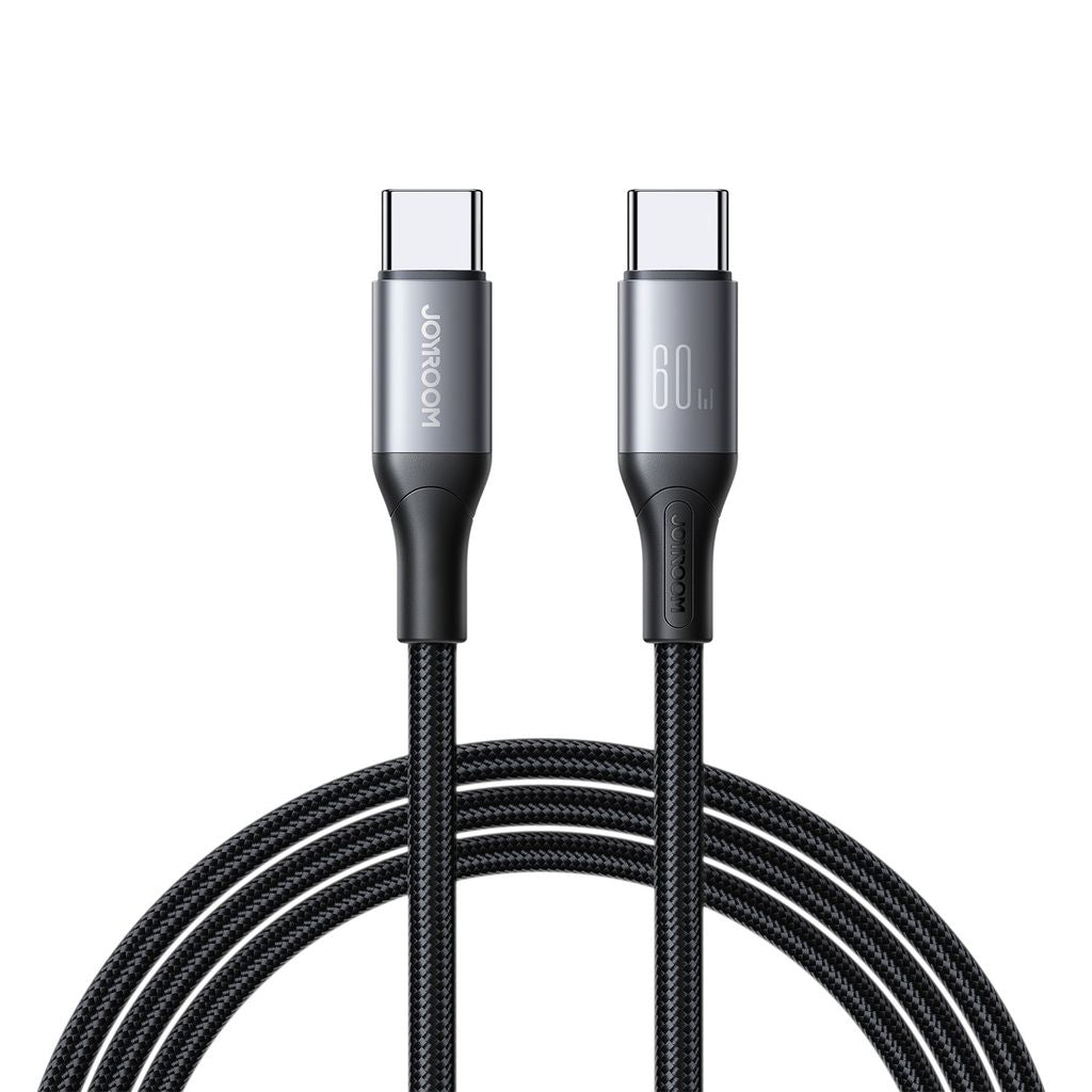 Joyroom Flash Series Fast Charging USB-C to USB-C Cable 60W, 1m - Black