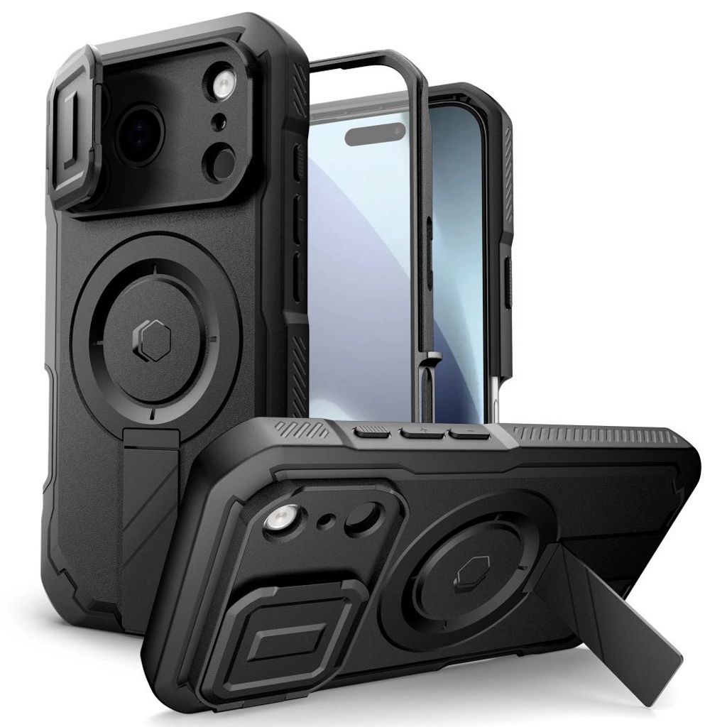 Tech-Protect Kevlar MagSafe Case for iPhone 17 Pro - Black — Tech-Protect