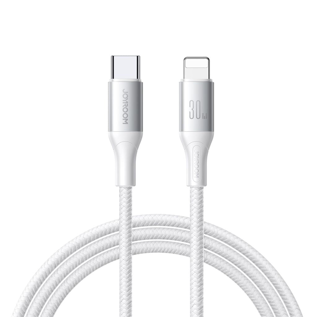 Joyroom Flash Series Fast Charging USB-C to Lightning Cable 30W, 1m - White
