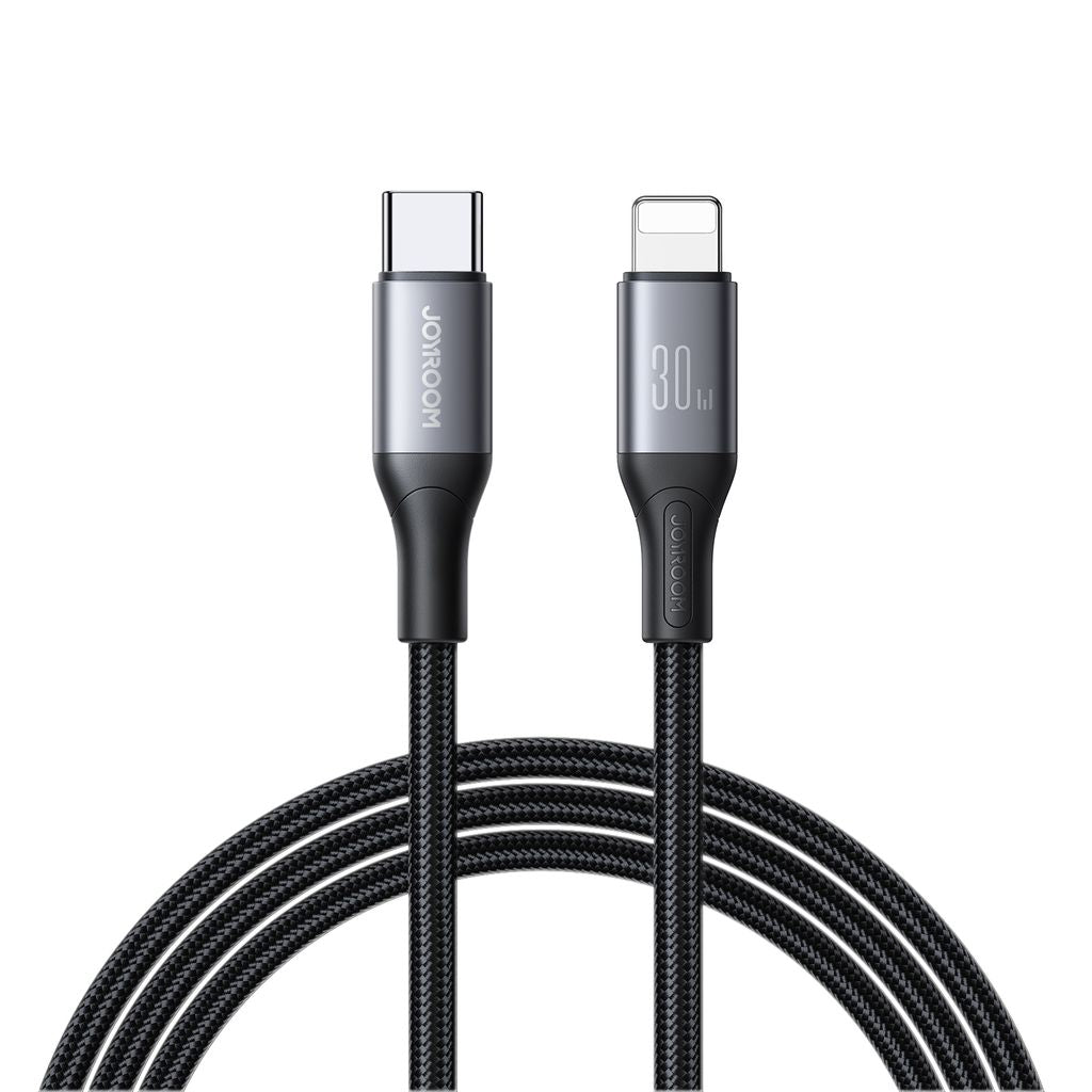 Joyroom Flash Series Fast Charging USB-C to Lightning Cable 30W, 1m - Black — Joyroom