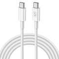 SiGN Fast Charging Cable USB-C to USB-C 60W, 3A, PD, 3m - White — SiGN