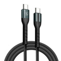 SiGN Cafule USB-C to USB-C, QC 3.0, USB-C PD, 3A, 60W, 2m - Grey/Black