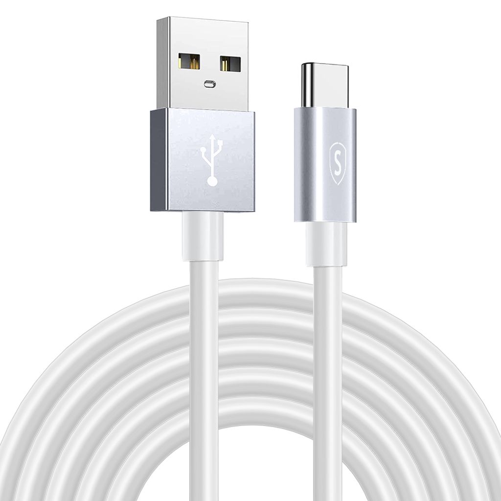 SiGN SuperCharge USB-C cable 5A, 25W, 2m - White — SiGN