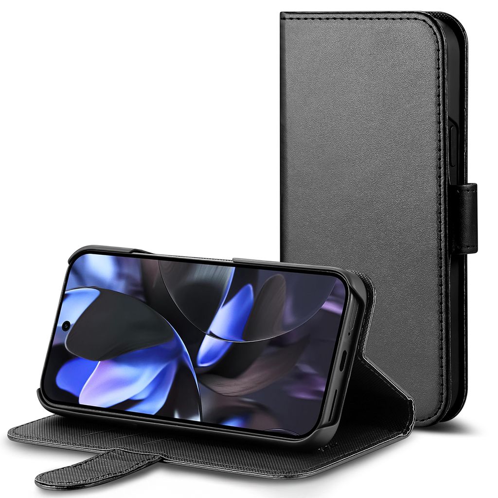 SiGN Wallet Cover for Google Pixel 9A - Black — SiGN