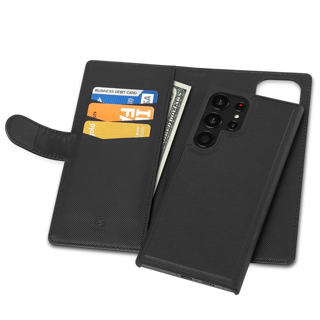 SiGN Wallet Cover 2-in-1 for Samsung Galaxy S26 Ultra - Black