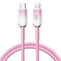 SiGN Dynamic Series USB-C to Lightning Cable 2.4A, 1m - Pink — SiGN