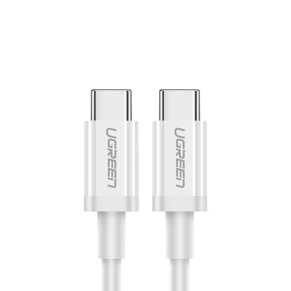 Ugreen USB-C to USB-C PD QC AFC Cable, 0.5m - White