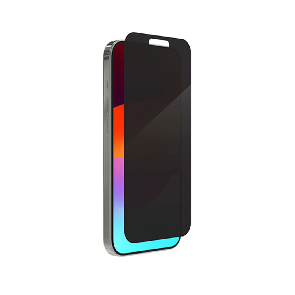 Zagg InvisibleShield Glass Elite iPhone 15 Pro Privacy Screen Protector — Zagg