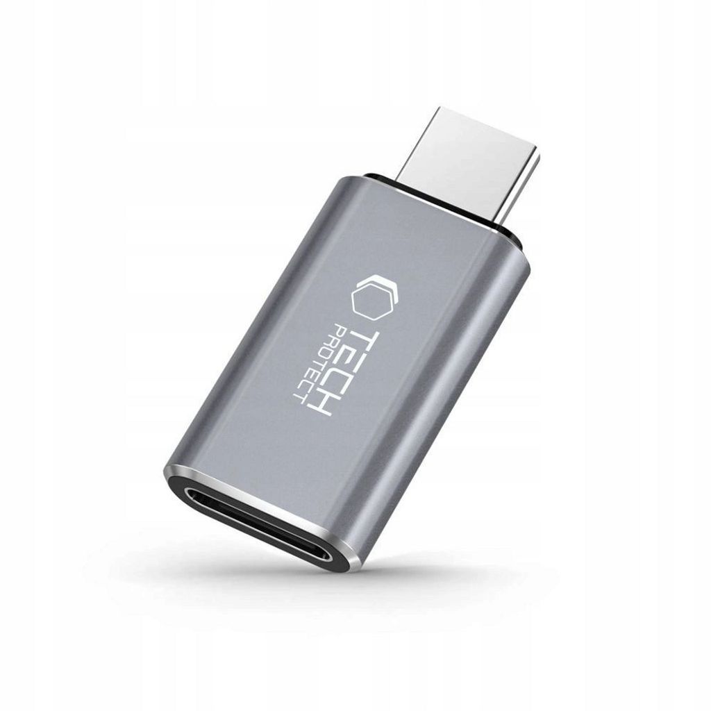 Tech-Protect UltraBoost USB-C (Male) / Lightning (Female) Adapter - Gray — Tech-Protect