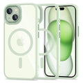 Tech-Protect MagMat MagSafe Case iPhone 15 - Clear Green — Tech-Protect