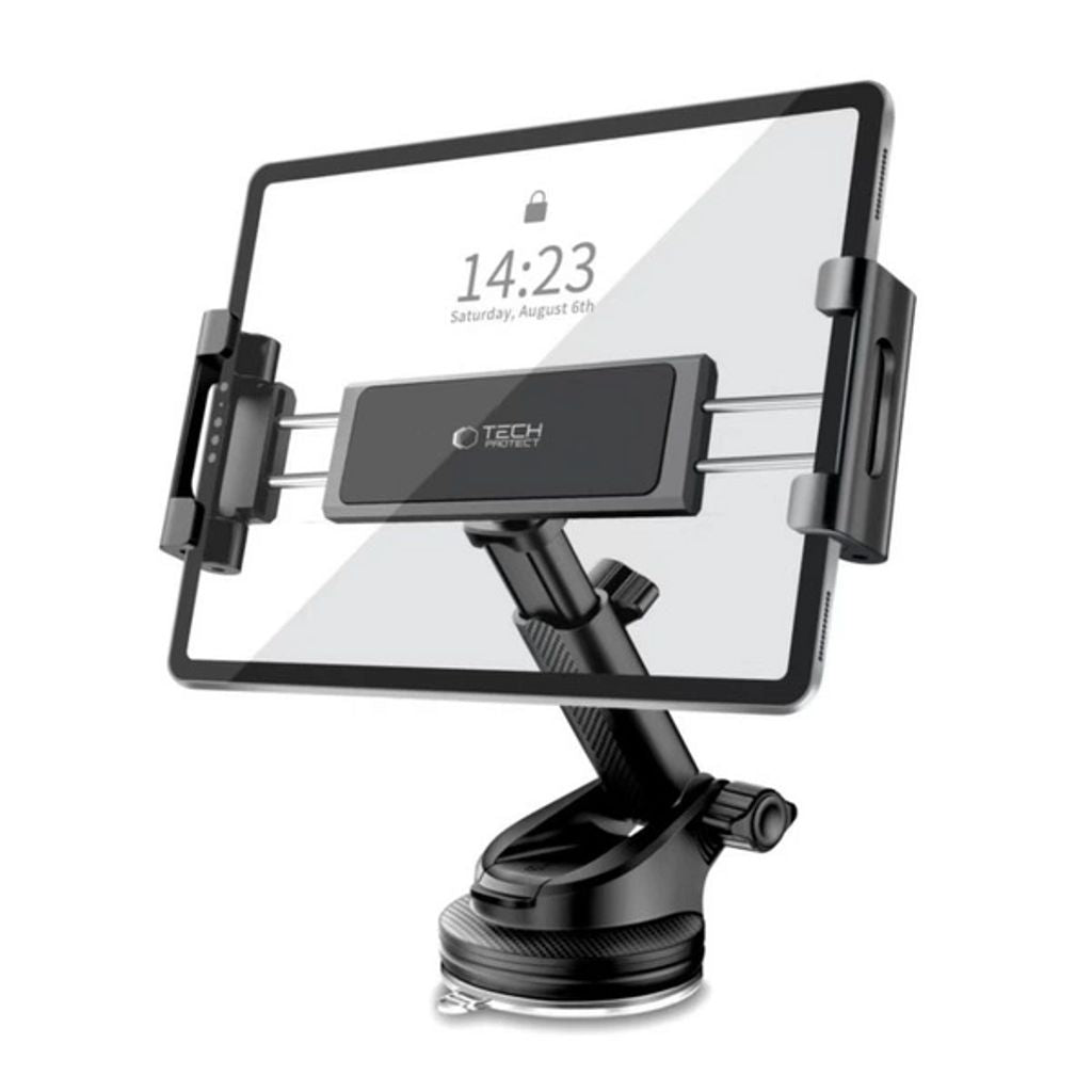 Tech-Protect V4 Holder Tablet Car Dashboard Mount - Black — Tech-Protect