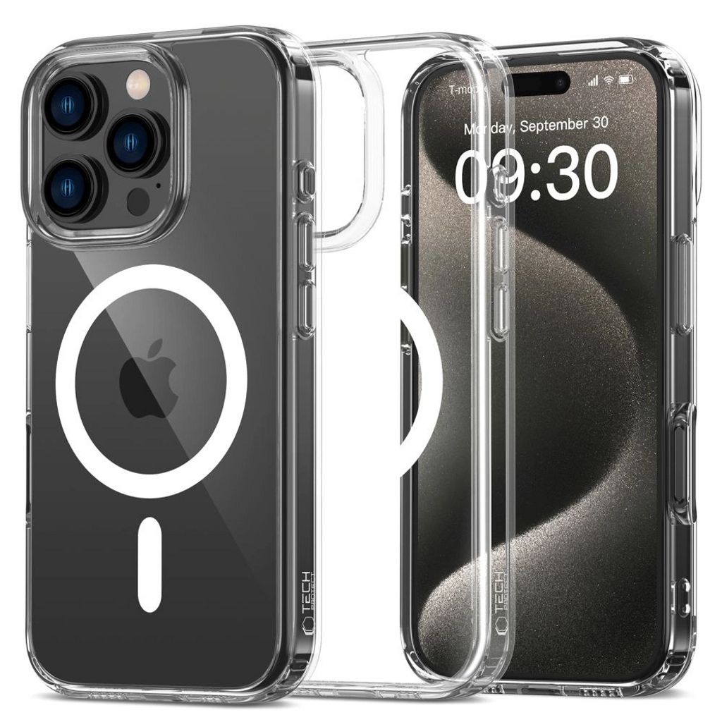 Tech-Protect FlexAir Hybrid MagSafe Case for iPhone 16 Pro Max - Clear — Tech-Protect