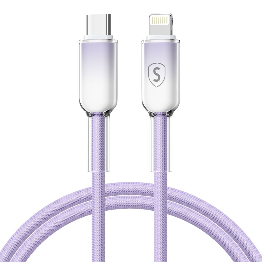 SiGN Dynamic Series USB-C to Lightning Cable 2.4A, 1m - Purple