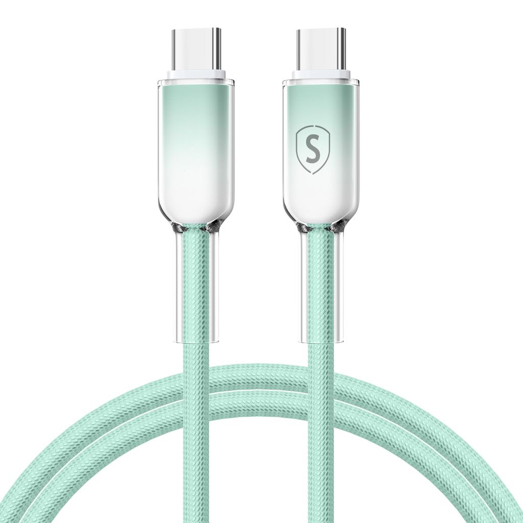 SiGN Dynamic Series USB-C to USB-C Cable 60W, 1m - Green — SiGN