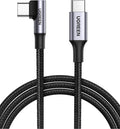 UGREEN USB-C to USB-C Angled Fast Charging Cable 60W PD, 3m - Black