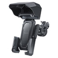 YESIDO C331 mobile phone holder with sun visor for bicycle/motorcycle/electric scooter - Black