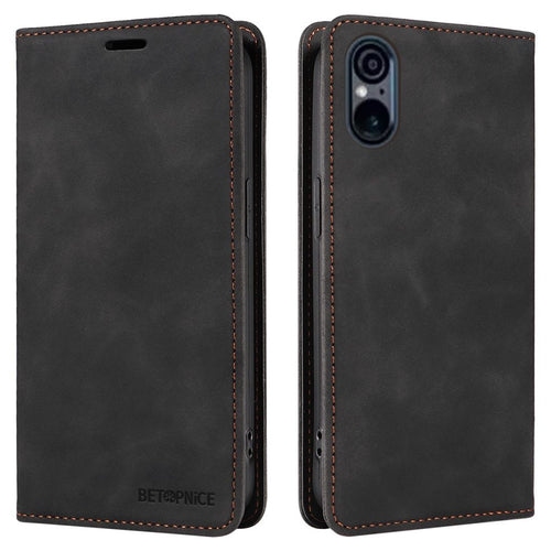 BETOPNICE 003 Sony Xperia 5 VI Cover with RFID Blocking - Black — BETOPNICE