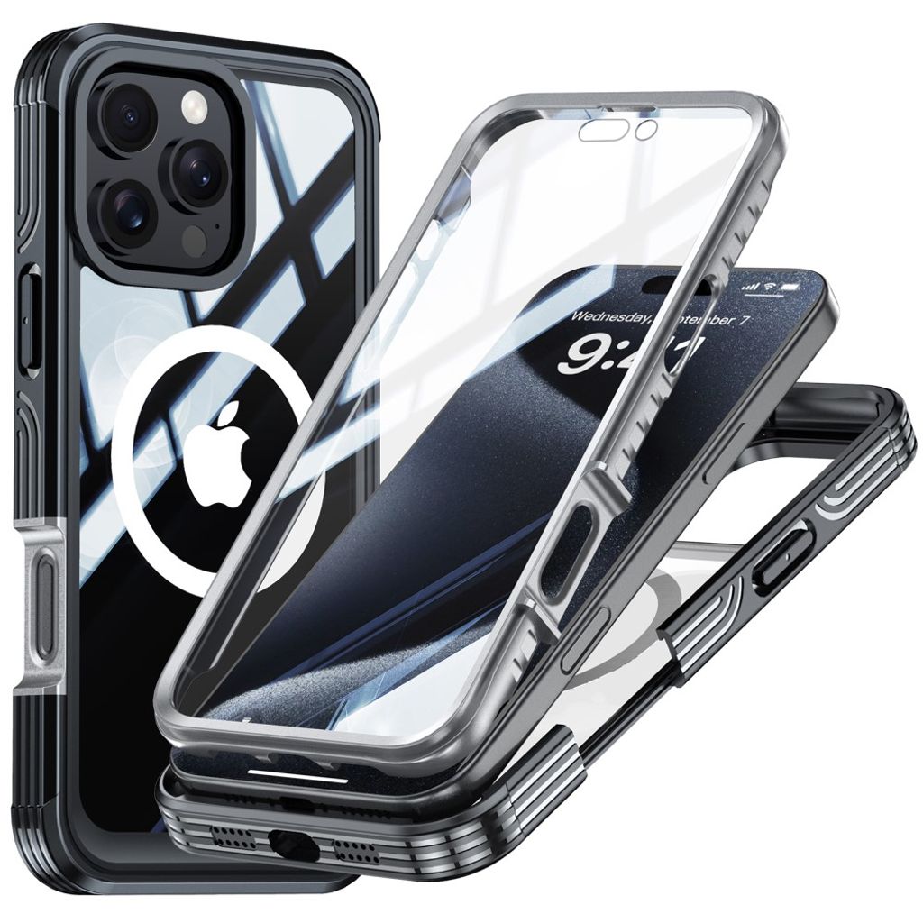 iPhone 16 Pro Case with Screen Protector - Black — Övrigt