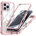 iPhone 16 Pro Case with Sreen Protector - Pink — Övrigt