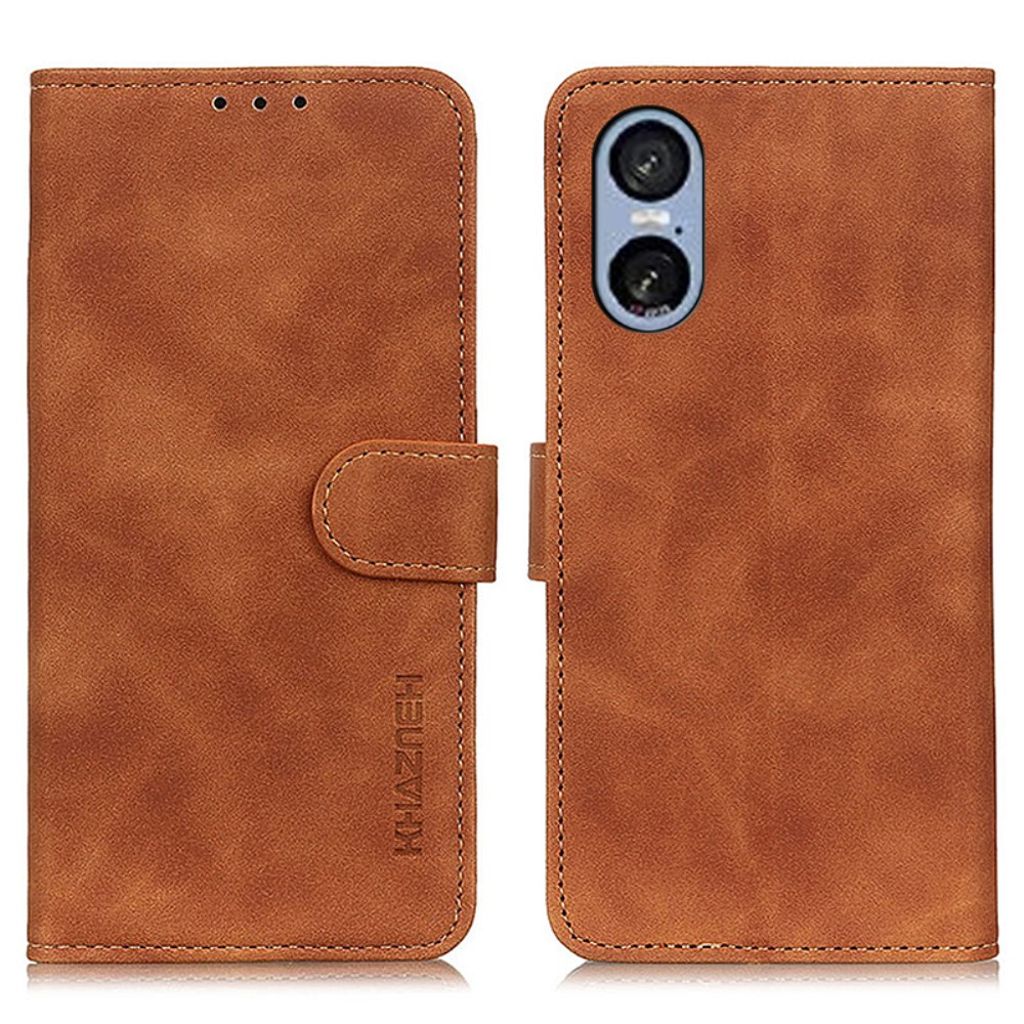 KHAZNEH Sony Xperia 5 VI Cover with Wallet - Brown — KHAZNEH