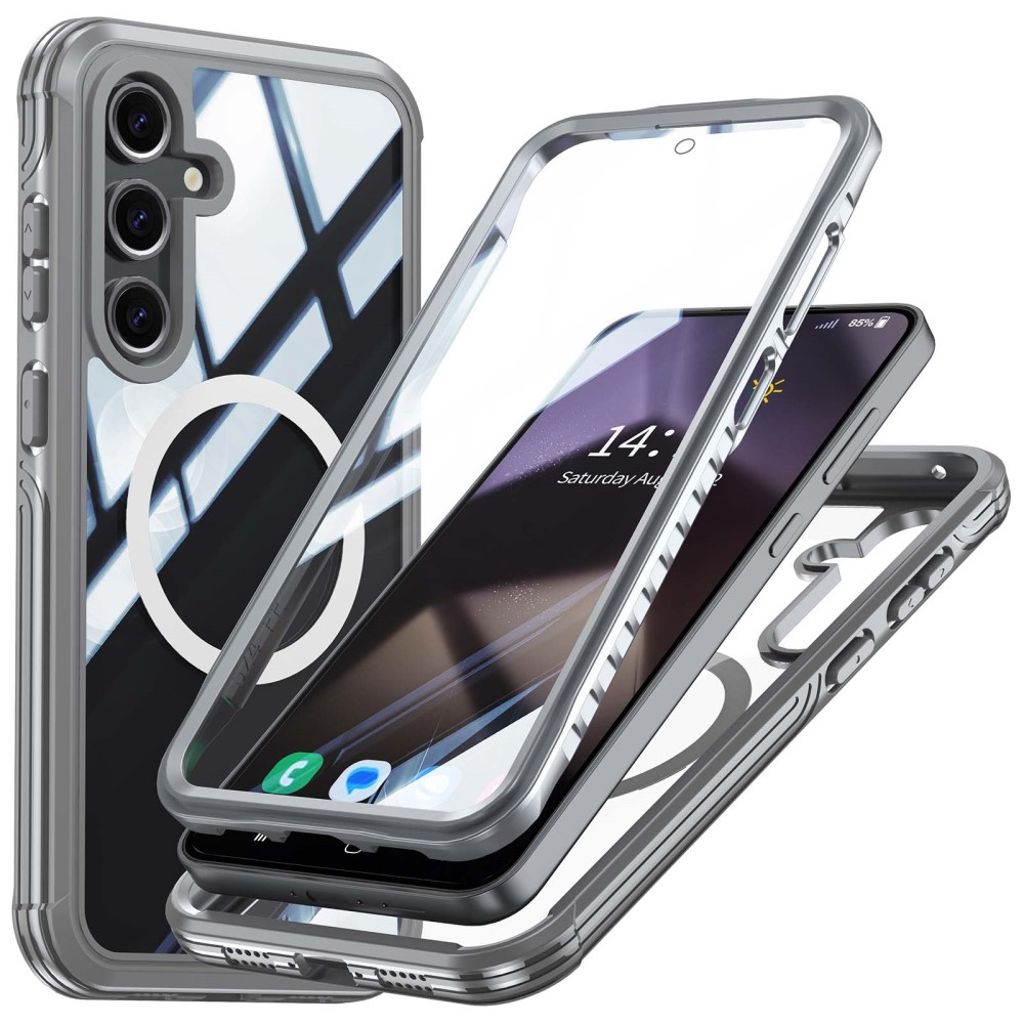 Samsung Galaxy S24 FE Case with Screen Protector - Grey — Samsung