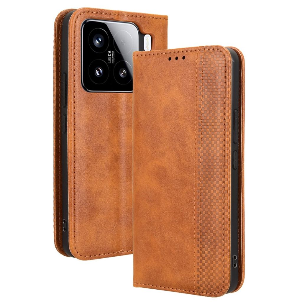 Xiaomi 15 Pro Cover with Wallet - Brown — Xiaomi
