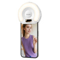 YESIDO DH13 Selfie Ring Light Clip-on LED – 3 light modes