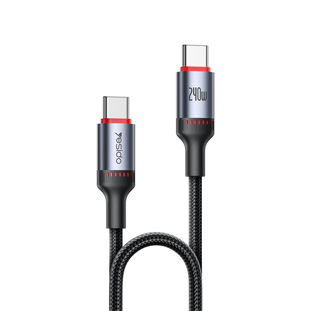 Yesido USB-C charging cable 240W 5A, 1.2m