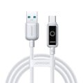Joyroom USB-A to USB-C fast charging cable 66W, 1.2m - White