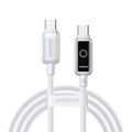 Joyroom USB-C to USB-C fast charging cable 100W, 1.2m - White