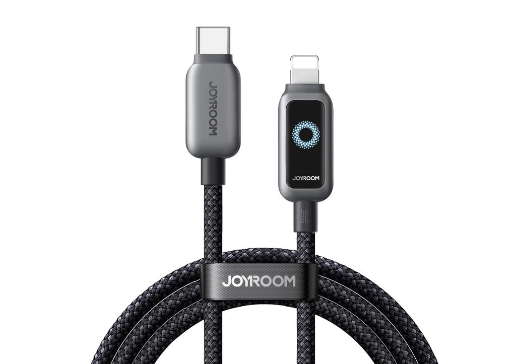 Joyroom USB-C to Lightning fast charging cable 30W, 1.2m - Black