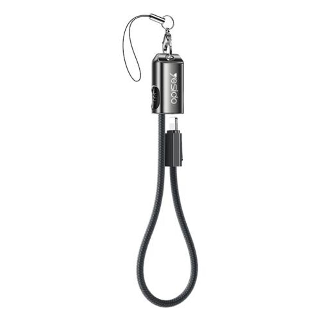 Yesido USB-C to Lightning Fast Charging Data Cable 27W, 20cm - Black — Yesido