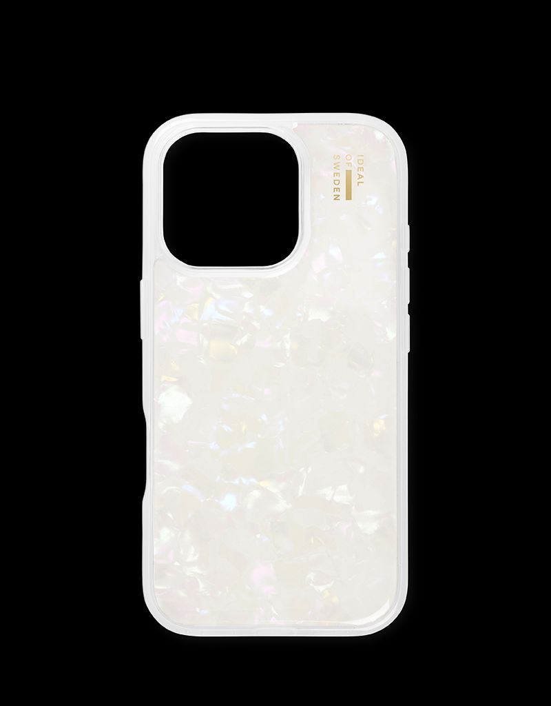 Ideal of Sweden iPhone 16 Pro Max Pearlized Case - White — iDeal of Sweden